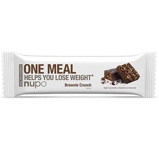 NUPO ONE MEAL BROWNIE CRUNCH FLAVOUR PROTEIN BAR 60G
