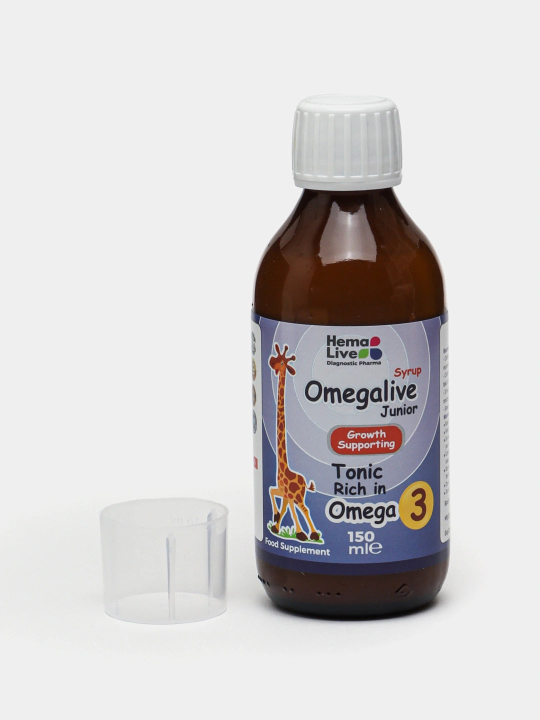 HEMA LIVE OMEGALIVE JUNIOR SYRUP 150ML
