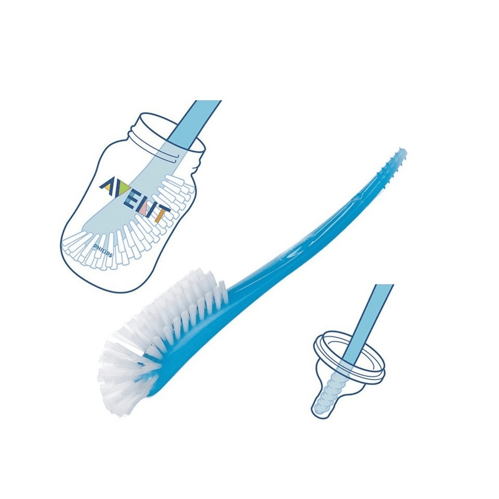 AVENT BOTTLE BRUSH BLUE