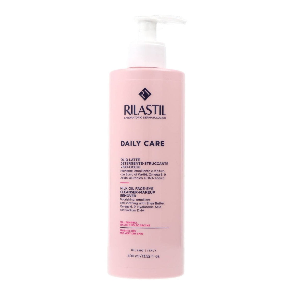 RILASTIL DAILY CARE MILK OIL CLEANSER MAKEUP REMOVER 400ML