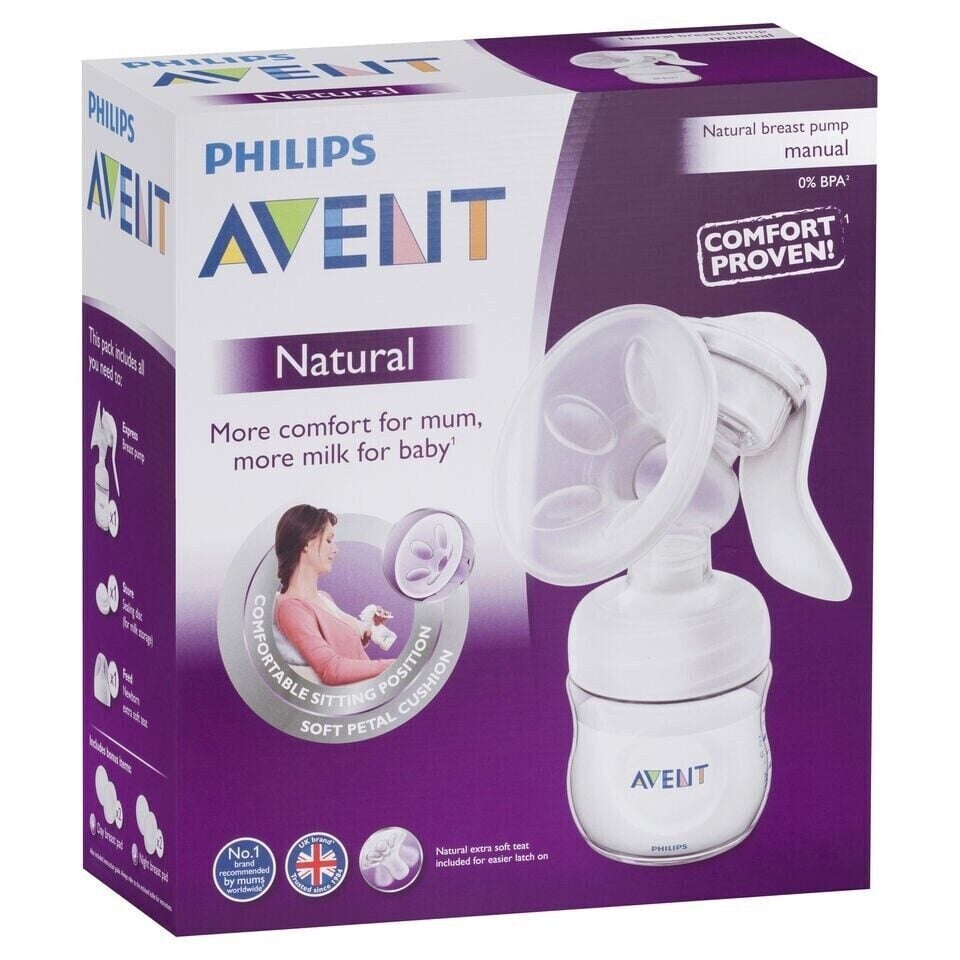 AVENT NATURAL MANUAL BREAST PUMP