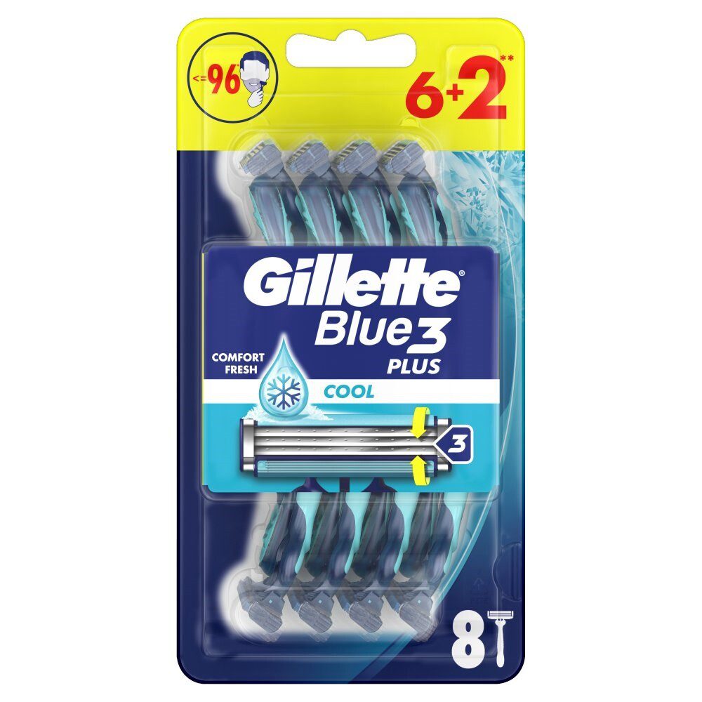 GILLETTE BLUE 3 COOL 6+2