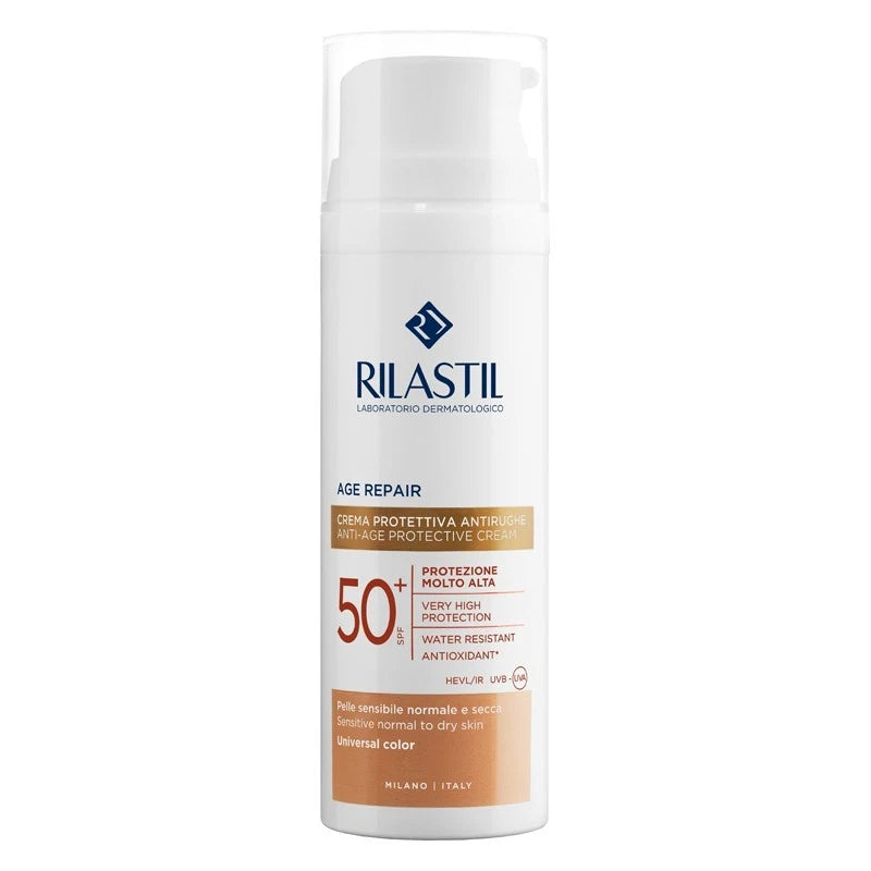 RILASTIL SUNSCREEN ANTI-AGE REPAIR CREAM COLOR SPF50+ 50ML