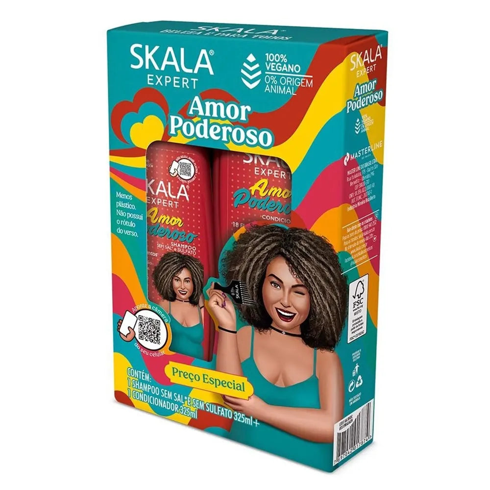 SKALA AMOR PODEROSO SHAMPOO+CONDITIONER SET