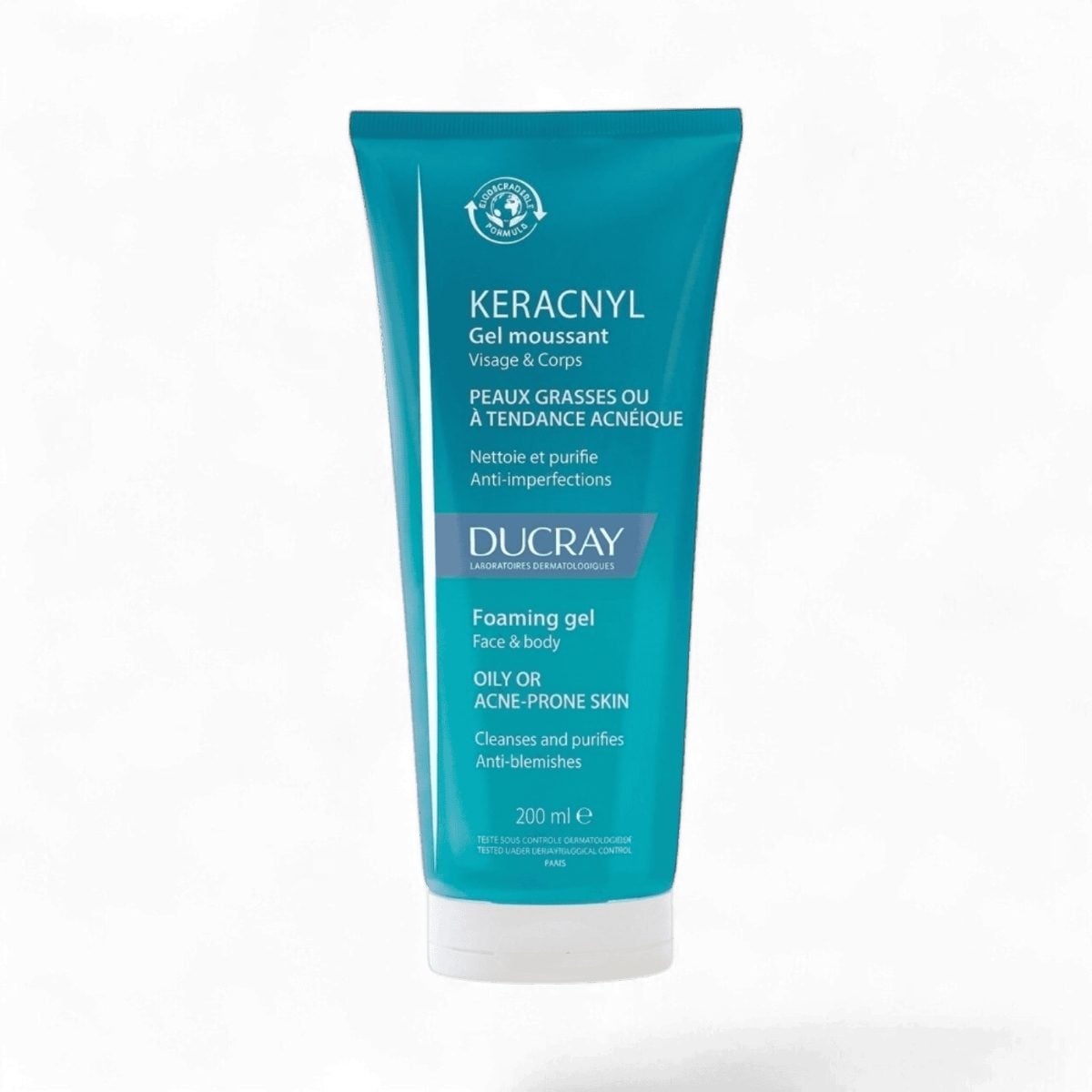 DUCRAY KERACNYL GEL MOUSSANT 200ML