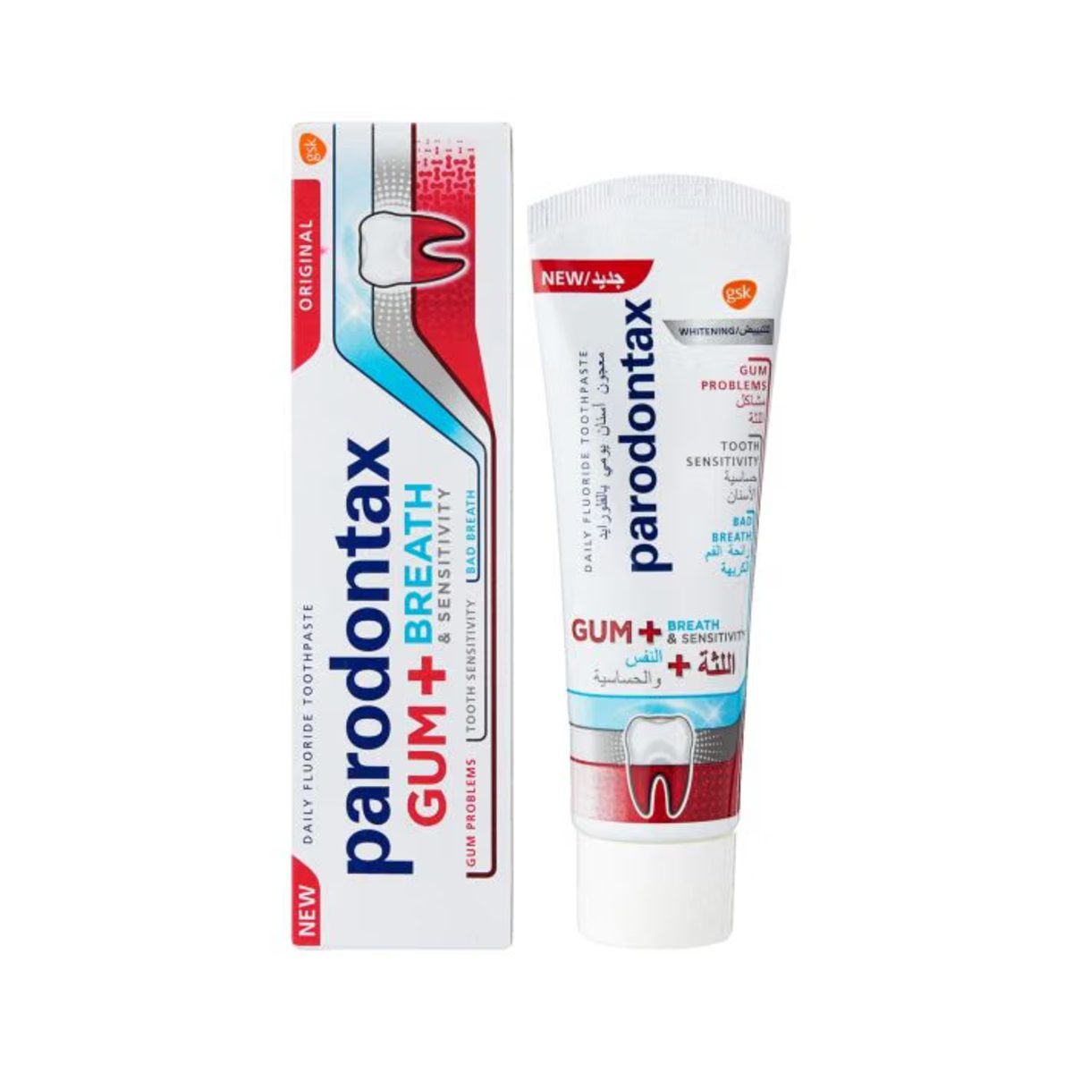 PARODONTAX GUM+BREATH & SENSITIVITY ORIGINAL T.P 75ML
