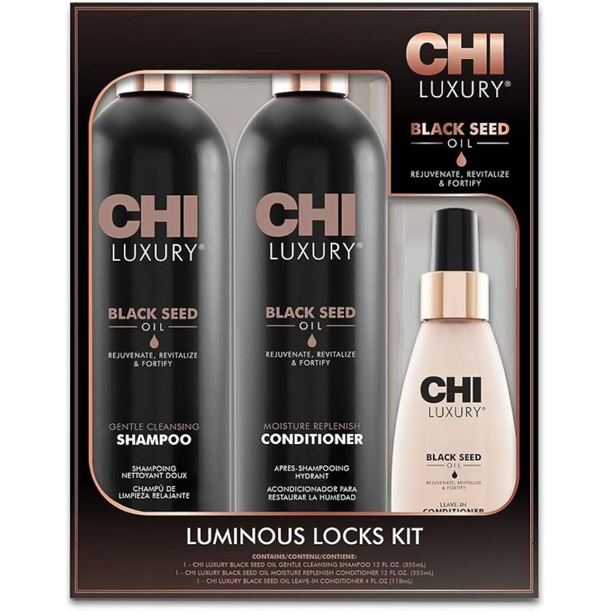 CHI LUXURY BLACK SEED OIL KIT