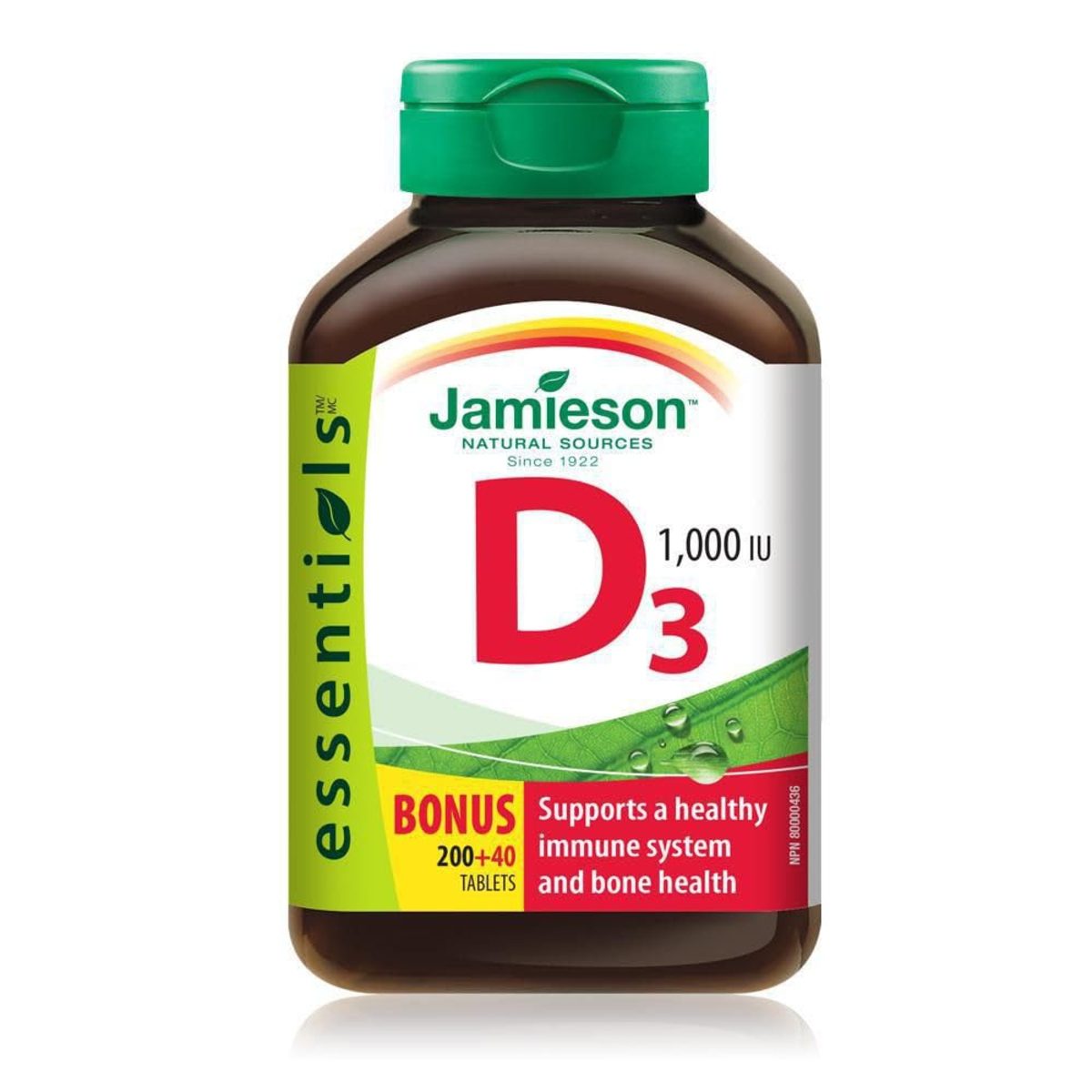 JAMIESON D3 1000IU 240TAB
