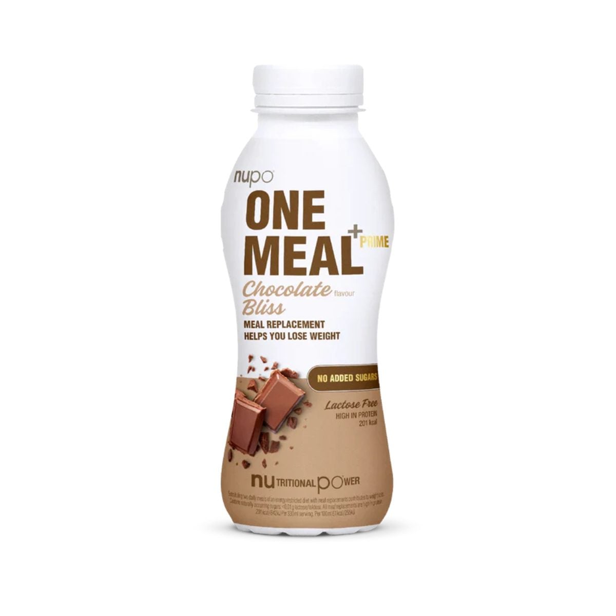 NUPO ONE MEAL+ PRIME READY SHAKE CHOCOLATE 330ML