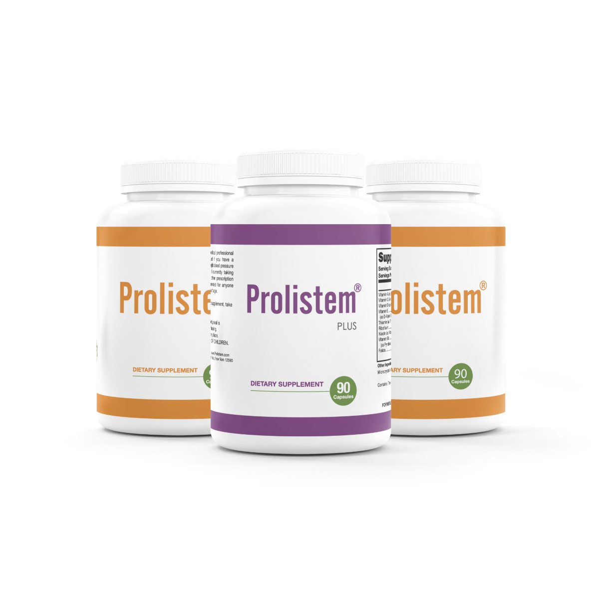 PROLISTEM DIETARY SUPLEMENT FOR MEN 3 STAGE 6 BOTTLES