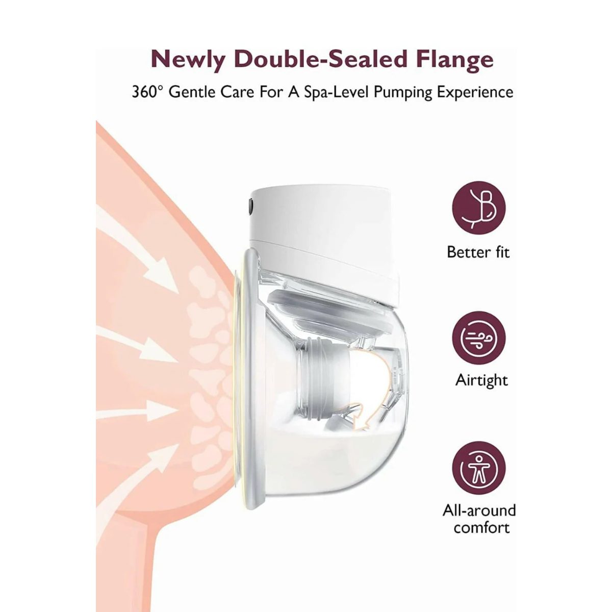MOMCOZY WEARABLE BREAST PUMPS S12 PRO QUICK مضخة ثدي قابلة للإرتداء