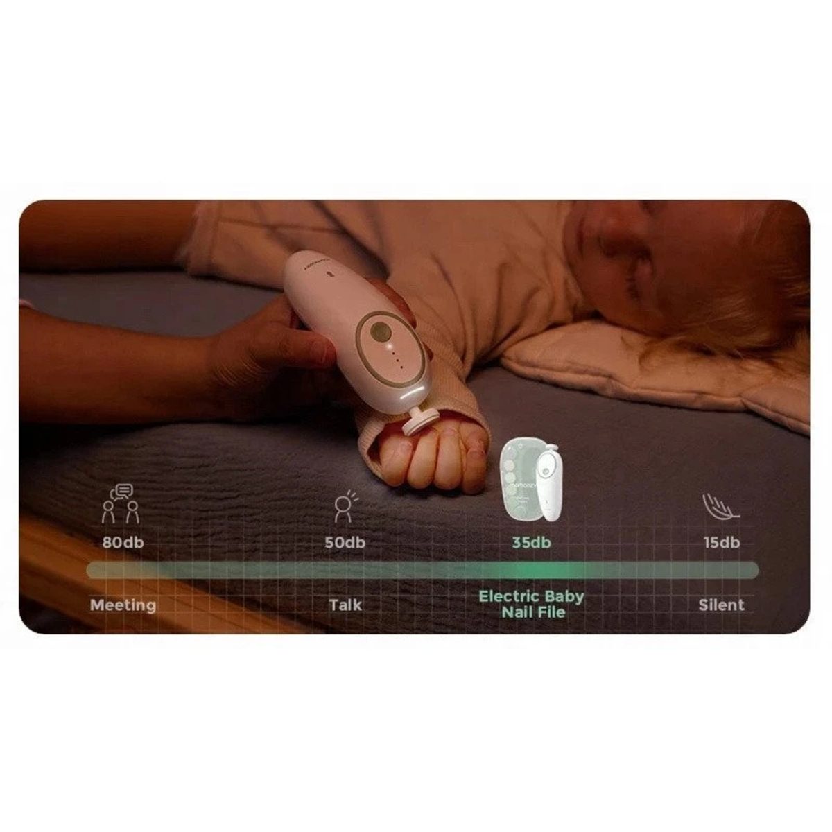 MOMCOZY ELECRIC BABY NAIL FILE KIT