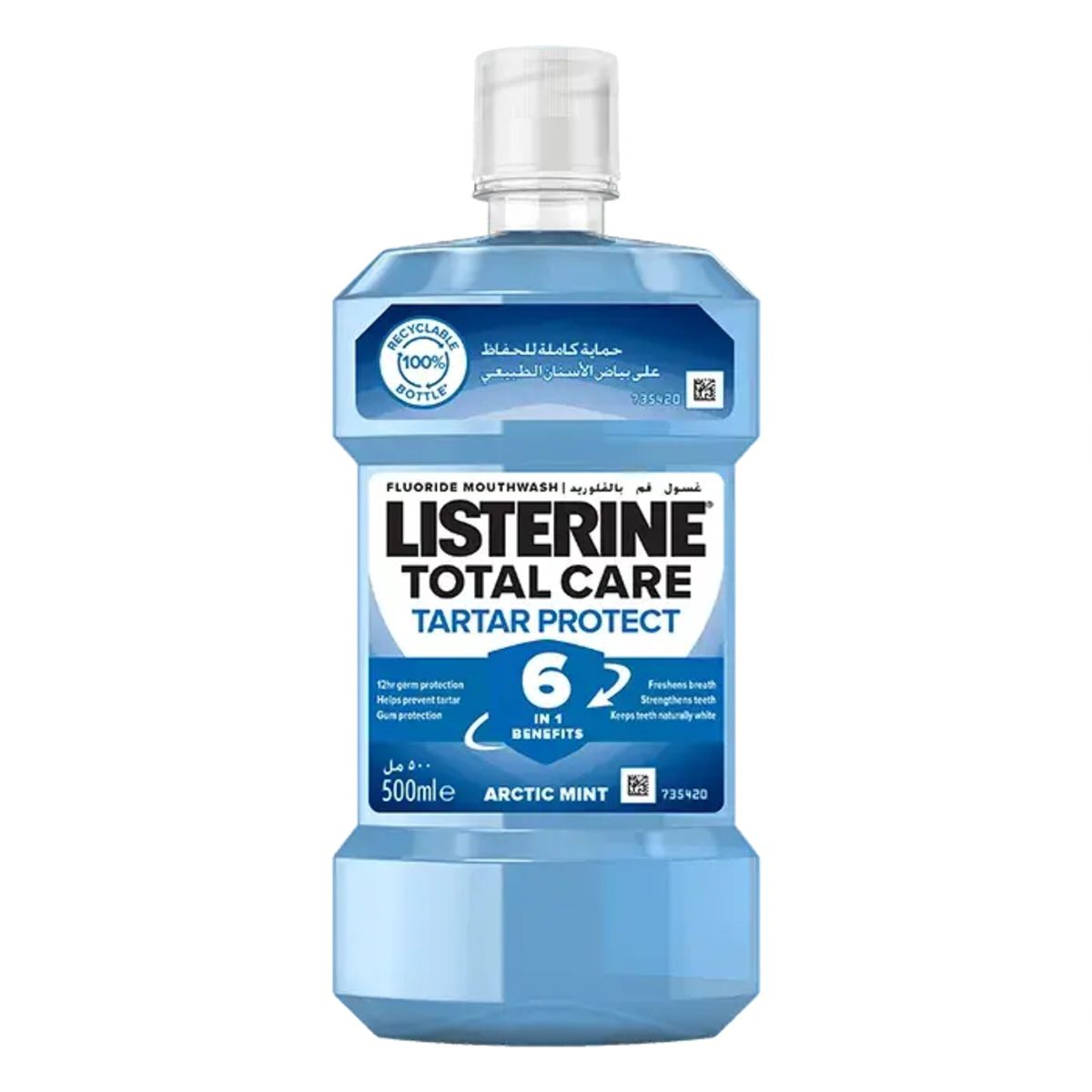 LISTERINE TOTAL CARE TARTAR PROTECT FRESH MINT 500ML