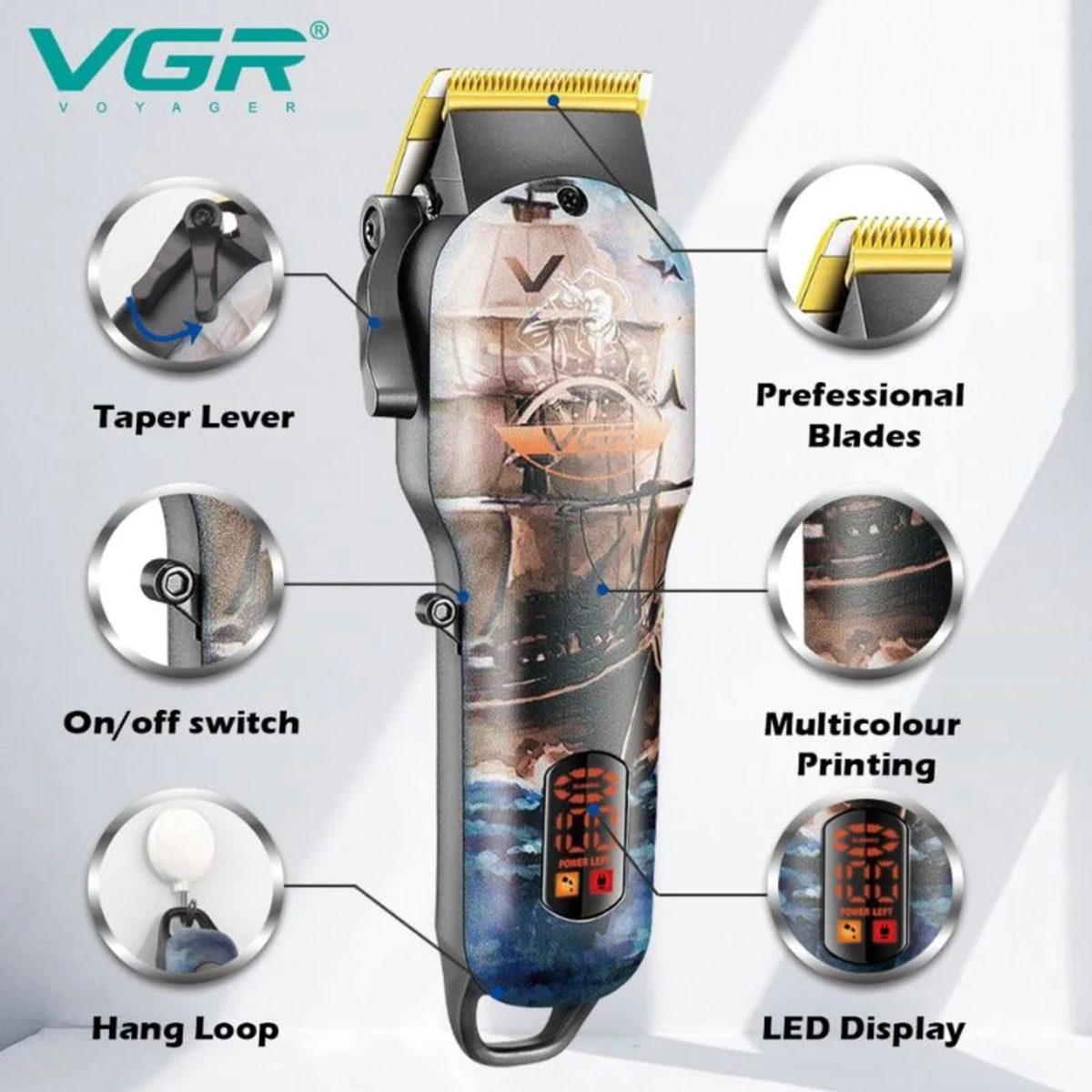 VGR BLADE SHAVER V-689 ق/ص