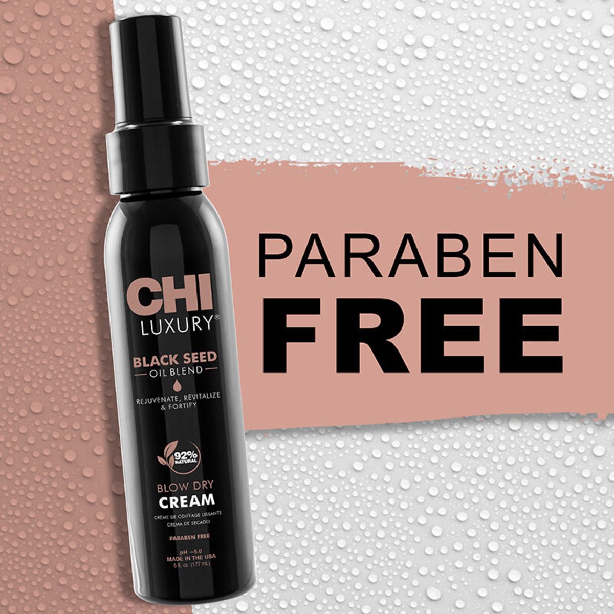 CHI LUXURY BLACK SEED OIL BLEND BLOW DRY CREAM 177ML