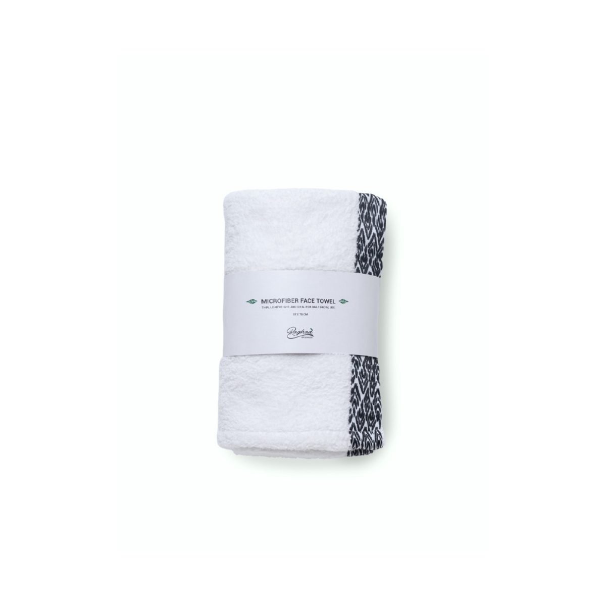 RAGHAD ORGANICS MICROFIBER FACE TOWEL 37*70CM