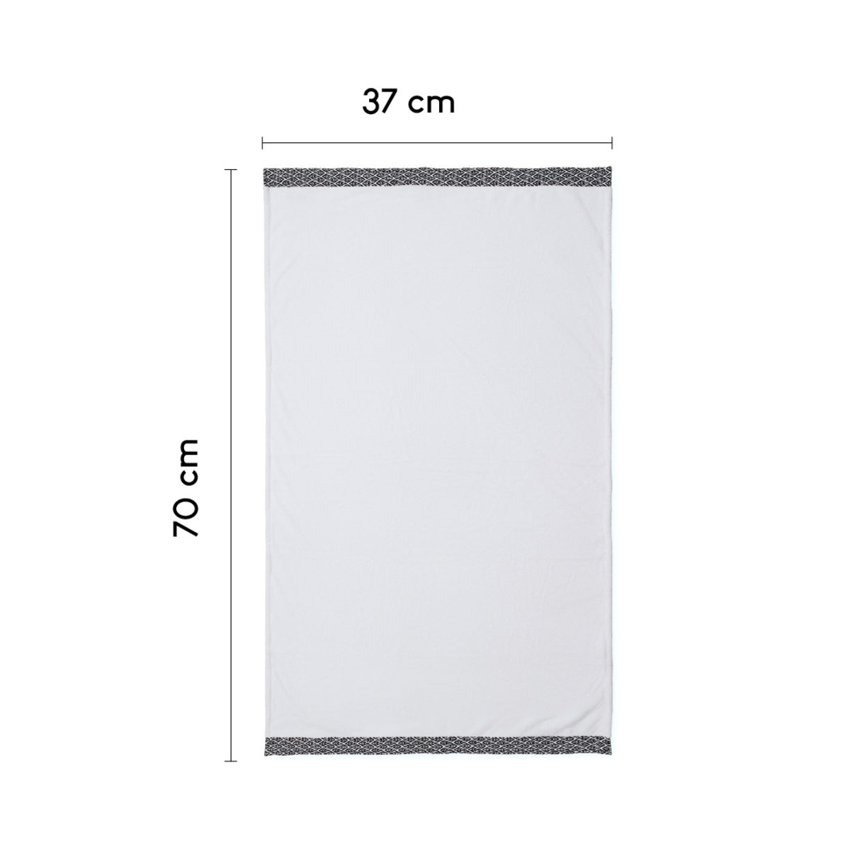 RAGHAD ORGANICS MICROFIBER FACE TOWEL 37*70CM