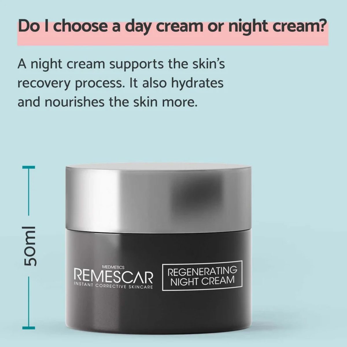 REMESCAR REGENERATING NIGHT CREAM 50ML