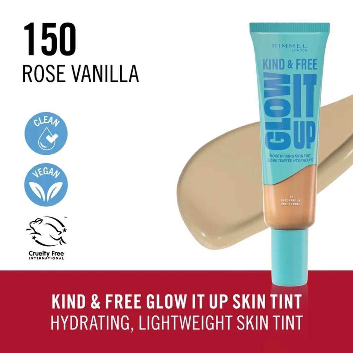 RIMMEL K&F LIQFND MST ROSE VANILLA 150