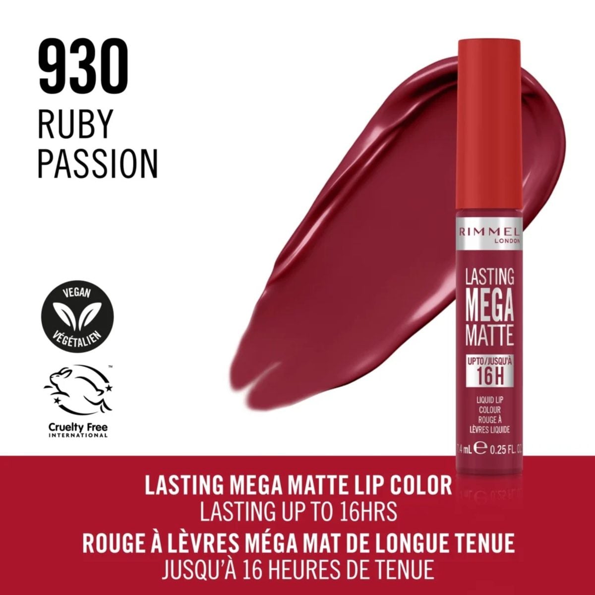 RIMMEL LASTING FIN MM RUBPASSN 930