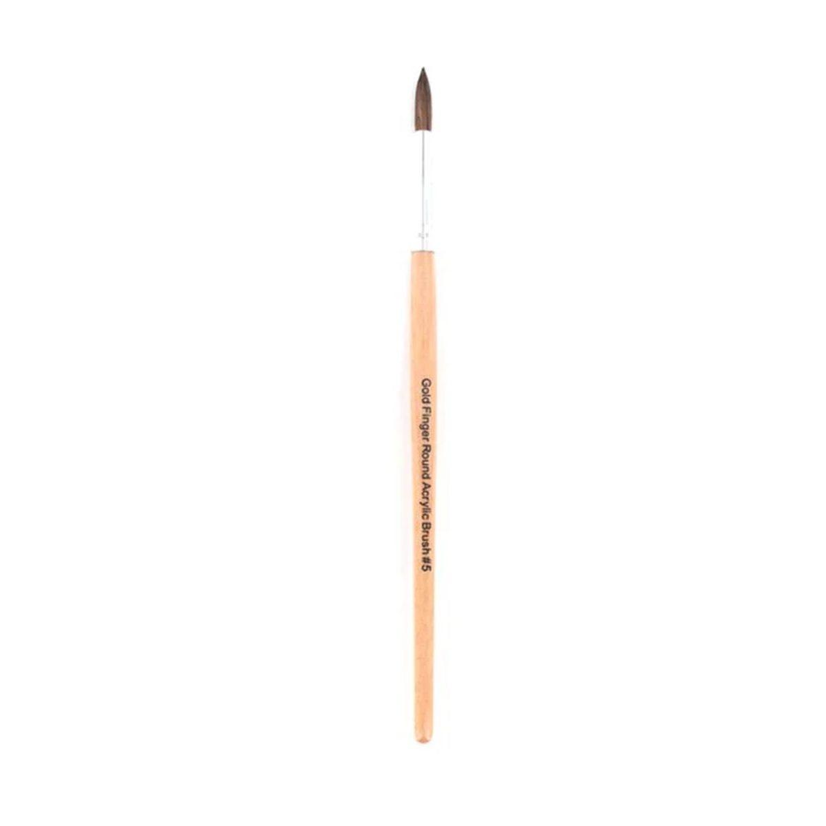 KISS GOLD FINGER ROUND ACRYLIC BRUSH #5