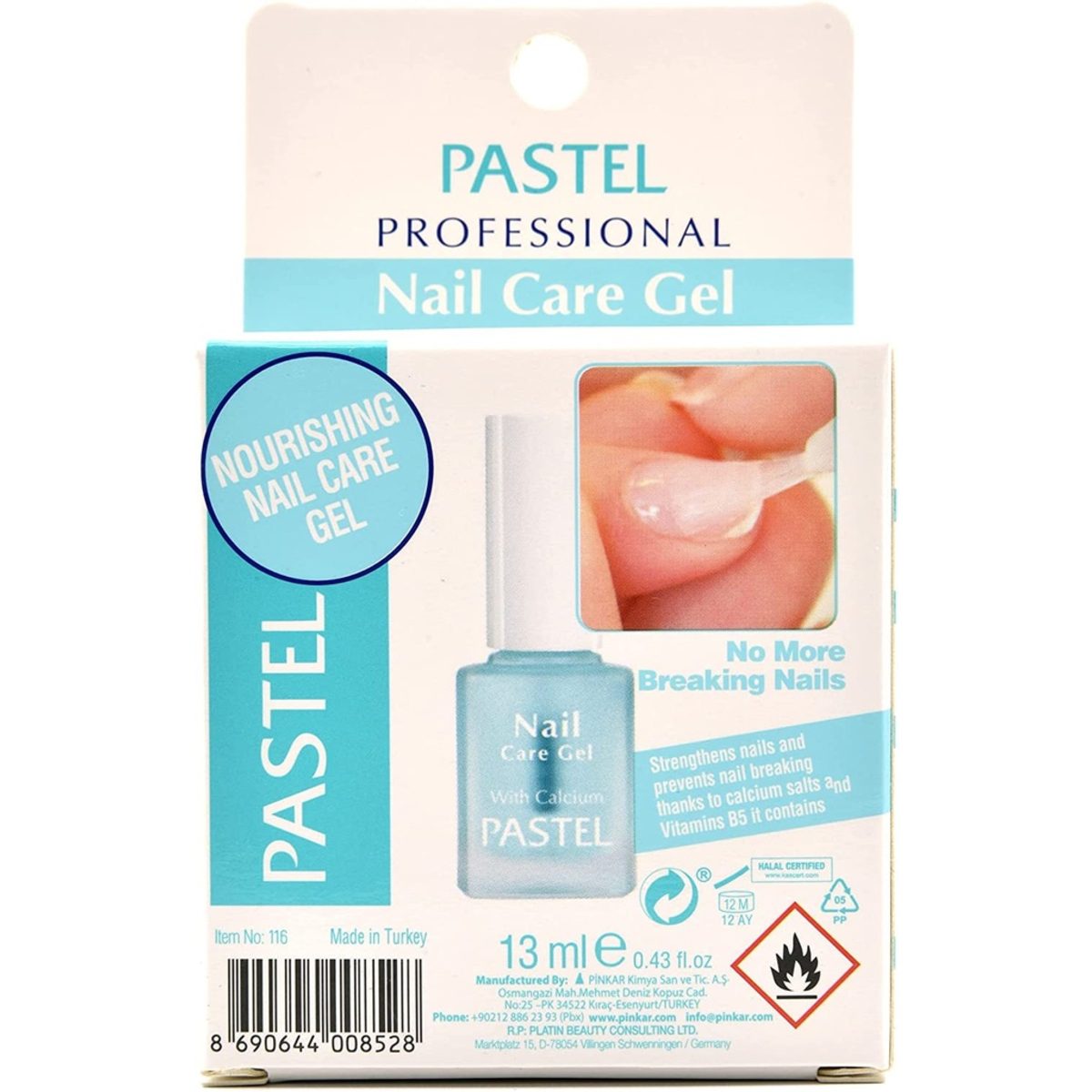PASTEL NAIL CARE GEL 13ML