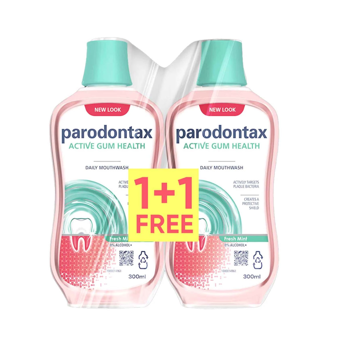 PARODONTAX ACTIVE GUM HEALTH M.W 300ML 1+1 FREE
