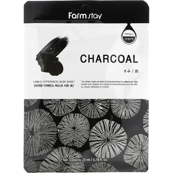 FARM STAY CHARCOAL MASK SHEET 23ML