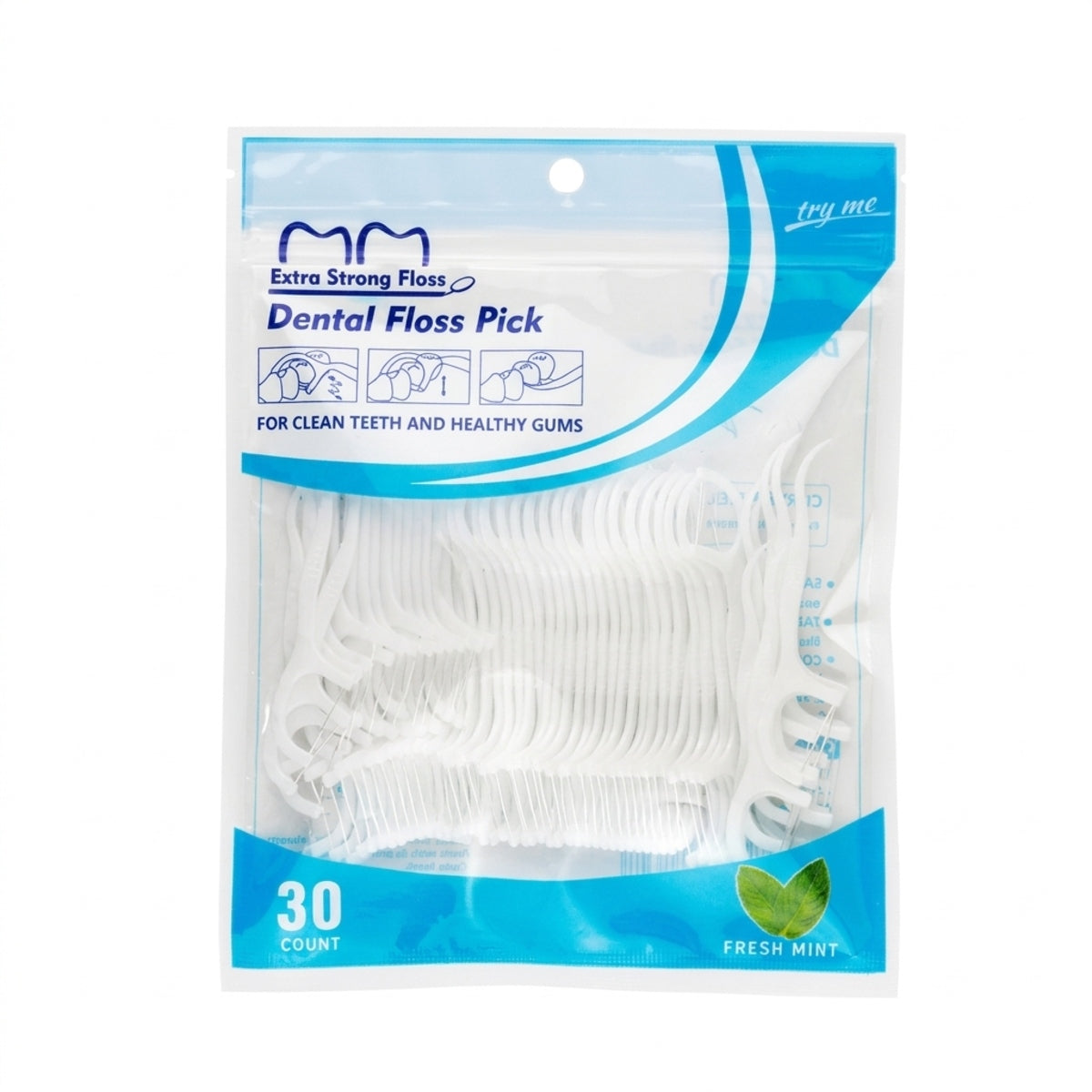 DENTAL FLOSS PICK 30PCS