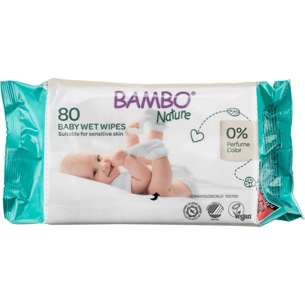 BAMBO NATURE 80 WET WIPES