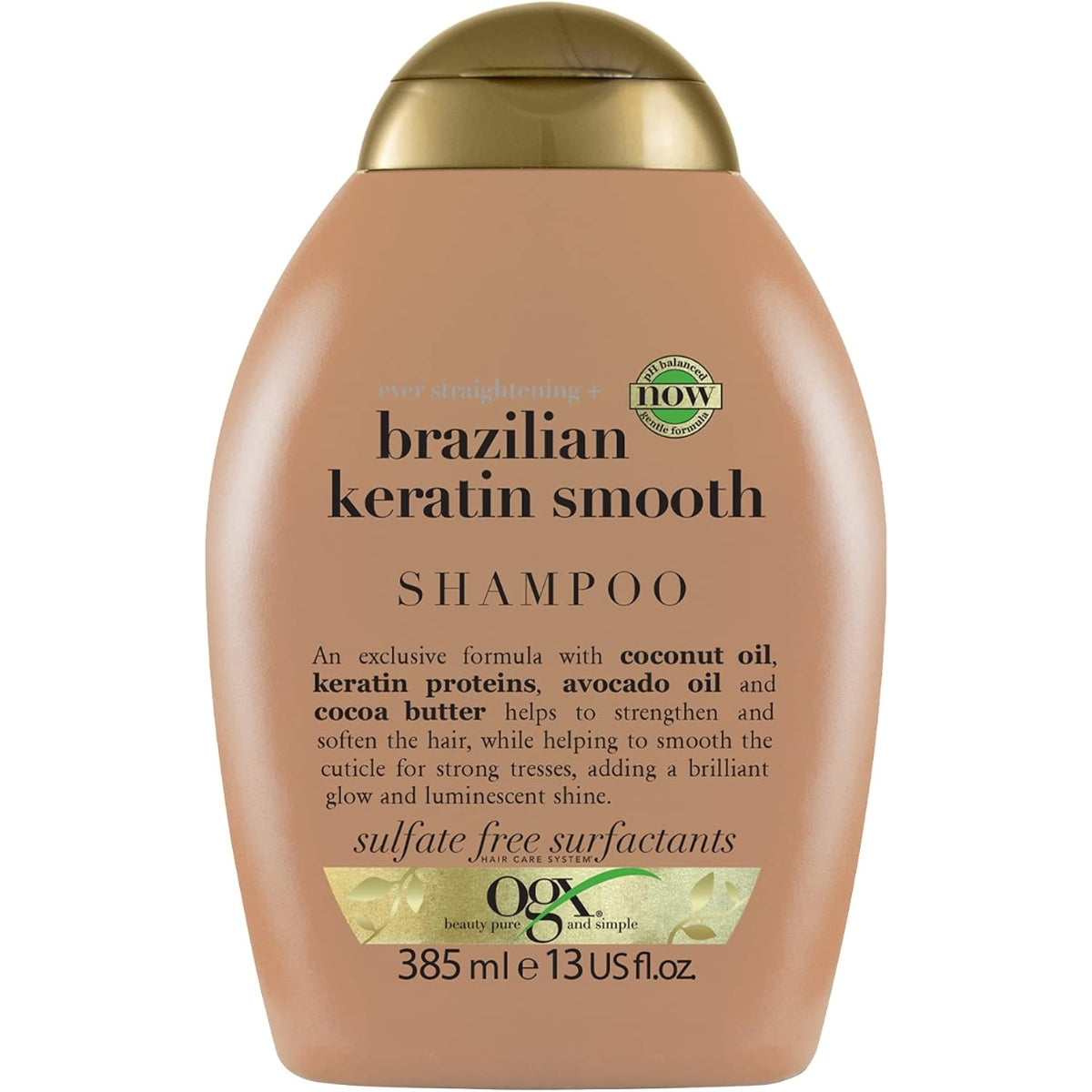 OGX BRAZILIAN KERATIN SMOOTH SHAMPOO 385ML