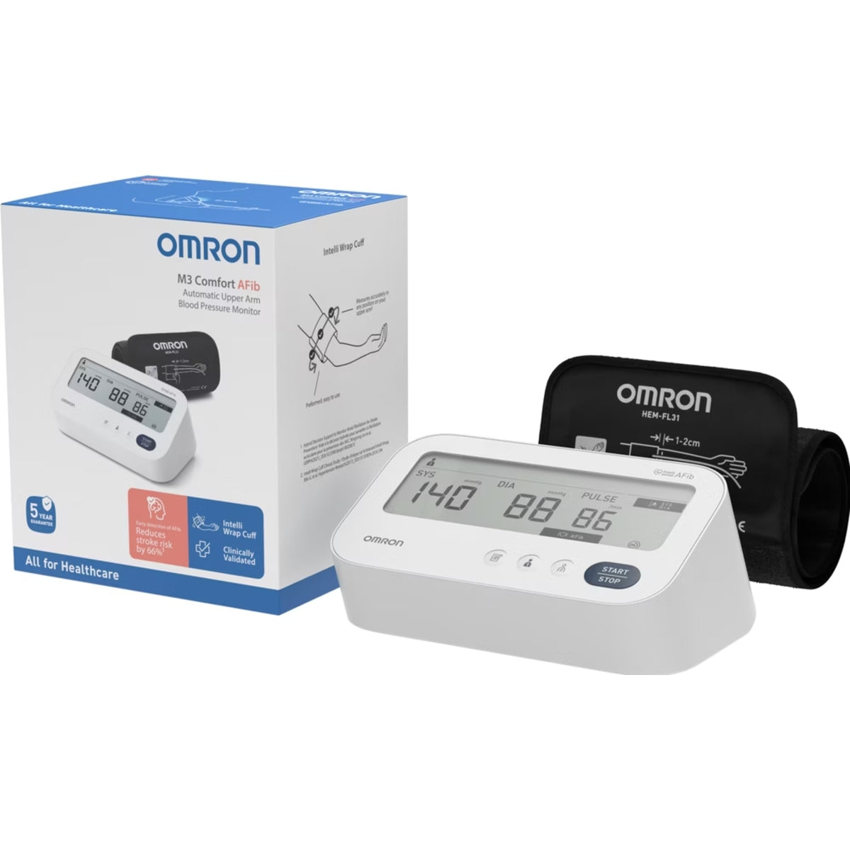 OMRON BLOOD PRESSURE MONITOR M3 COMFORT