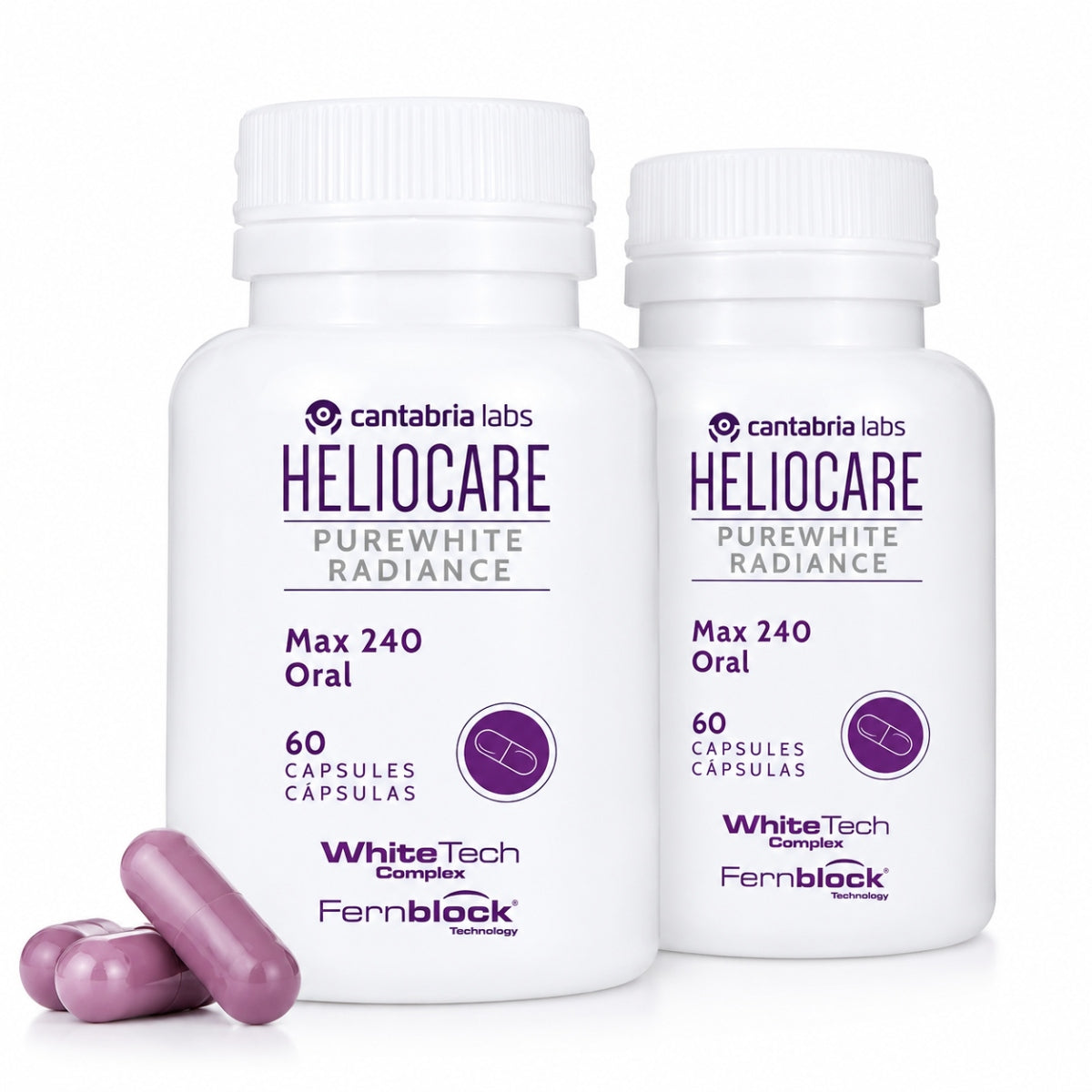 CANTABRIA LABS HELIOCARE PUREWHITE RADIANCE MAX240 60CAP BUY1 GET1 FREE