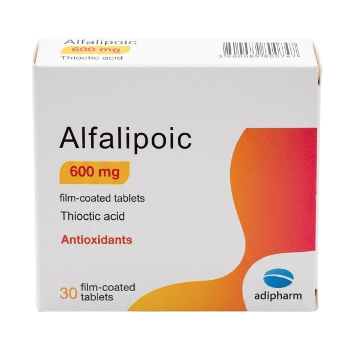 ALFALIPOIC 600MG 30TAB