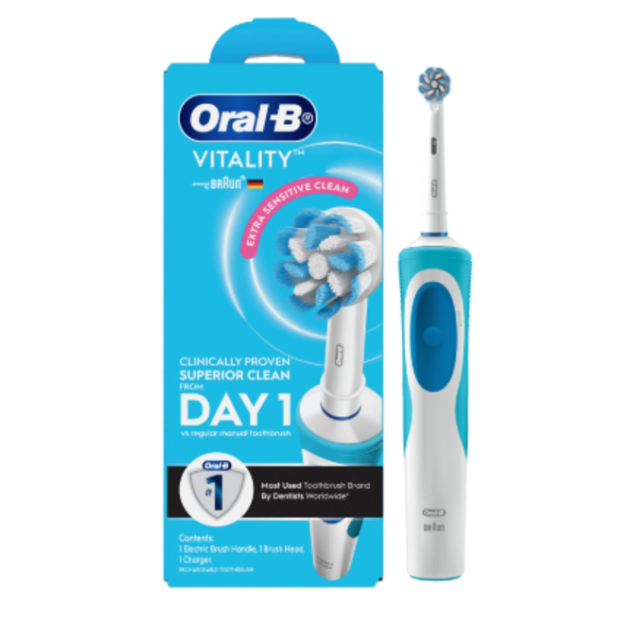 ORAL-B EXTRA SENSITIVE CLEAN فرشاه اسنان كهرباء