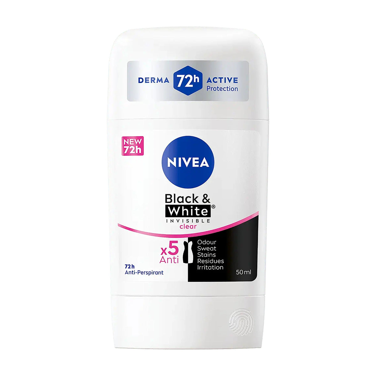 NIVEA BLACK&WHITE CLEAR ACTIVE WOMEM STICK 50ML
