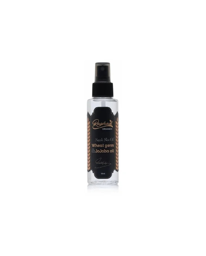 RAGHAD ORGANICS SKIN OIL WHEAT GERM& JOJOBA OIL 120ML