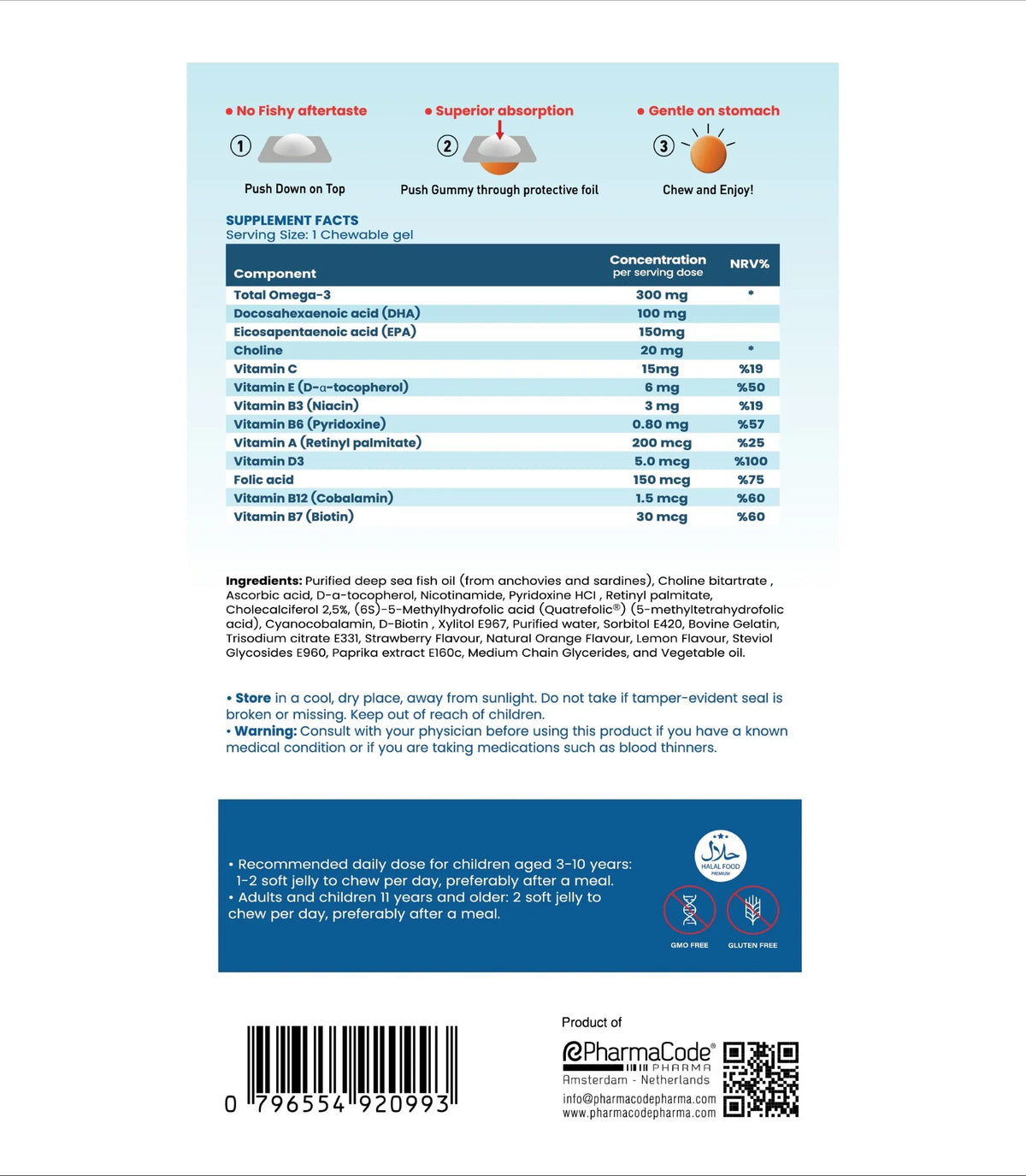 OMEGACODE MULTI 30CHEWS