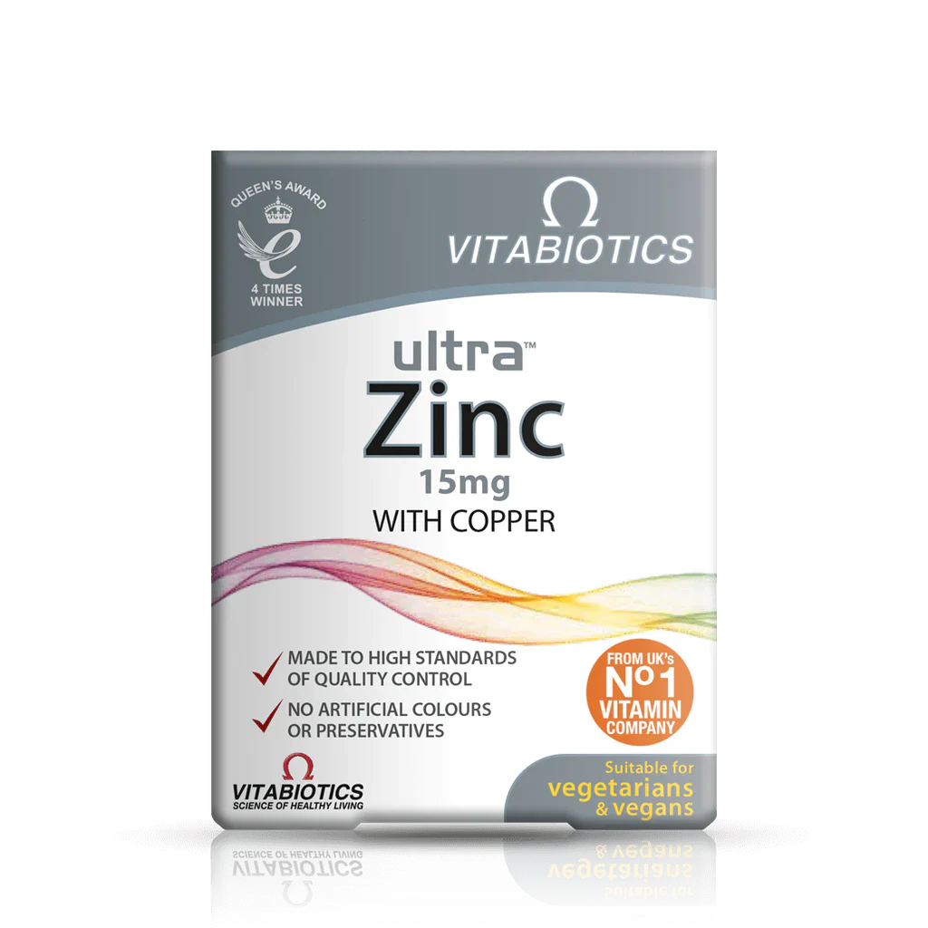 VITABIOTICS ULTRA ZINC 15MG 60TAB