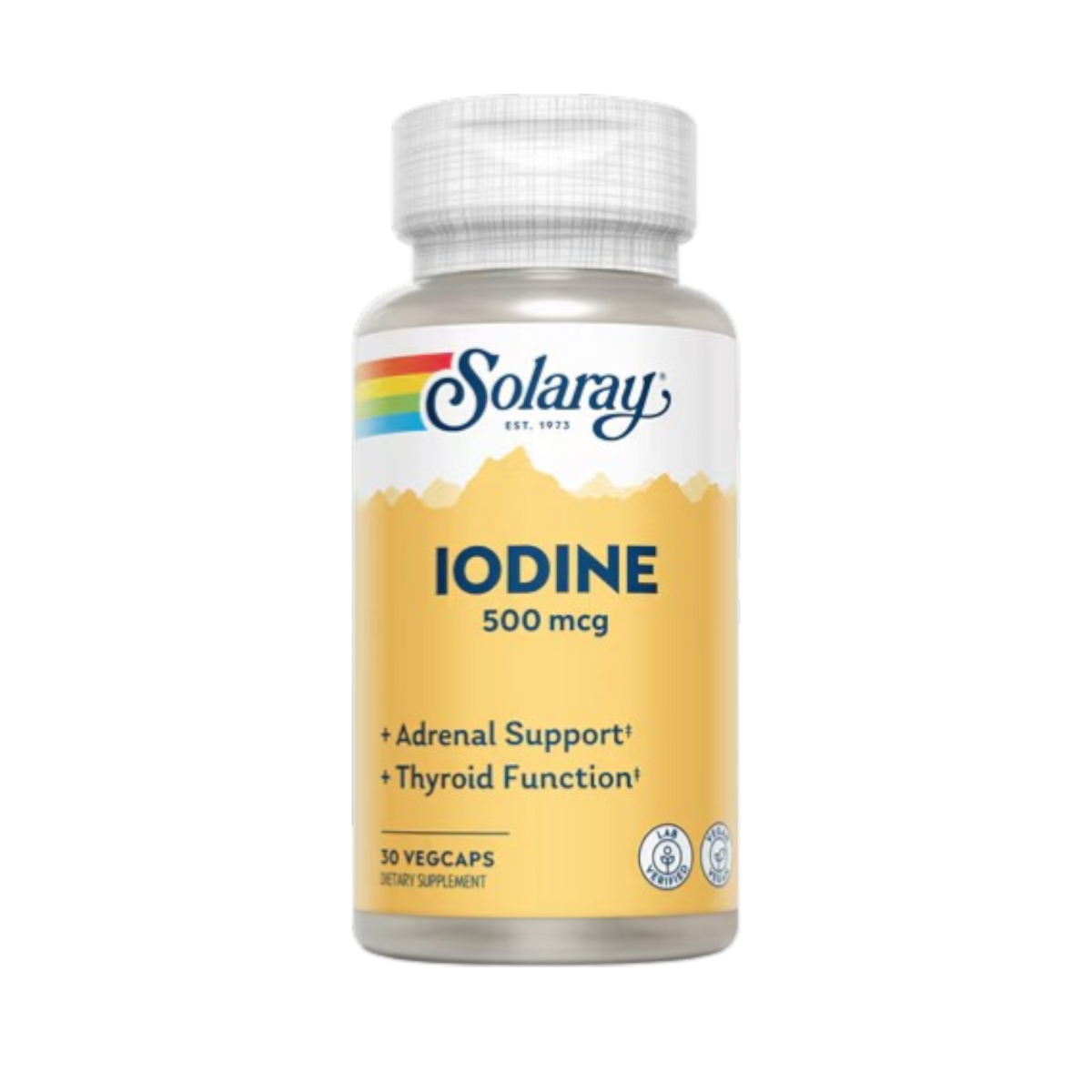 SOLARAY IODINE 500MCG 30TAB