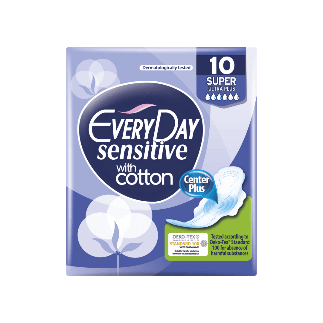 EVERYDAY SENSITIVE WITH COTTON SUPER ULTRA LONG 10PCS