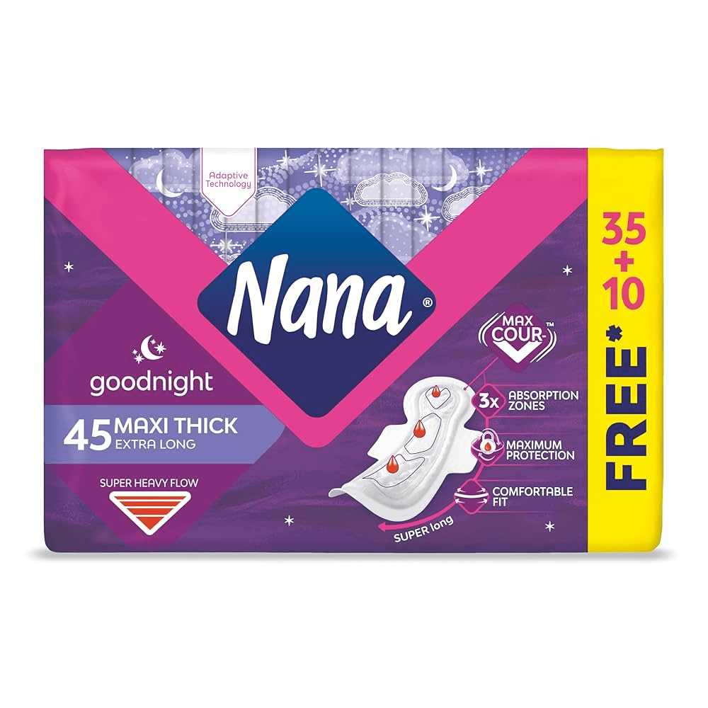 NANA GOODNIGHT EXTRA LONG 45 PADS