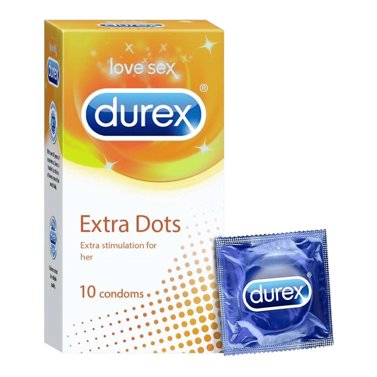 DUREX EXTRA DOTS 10PCS