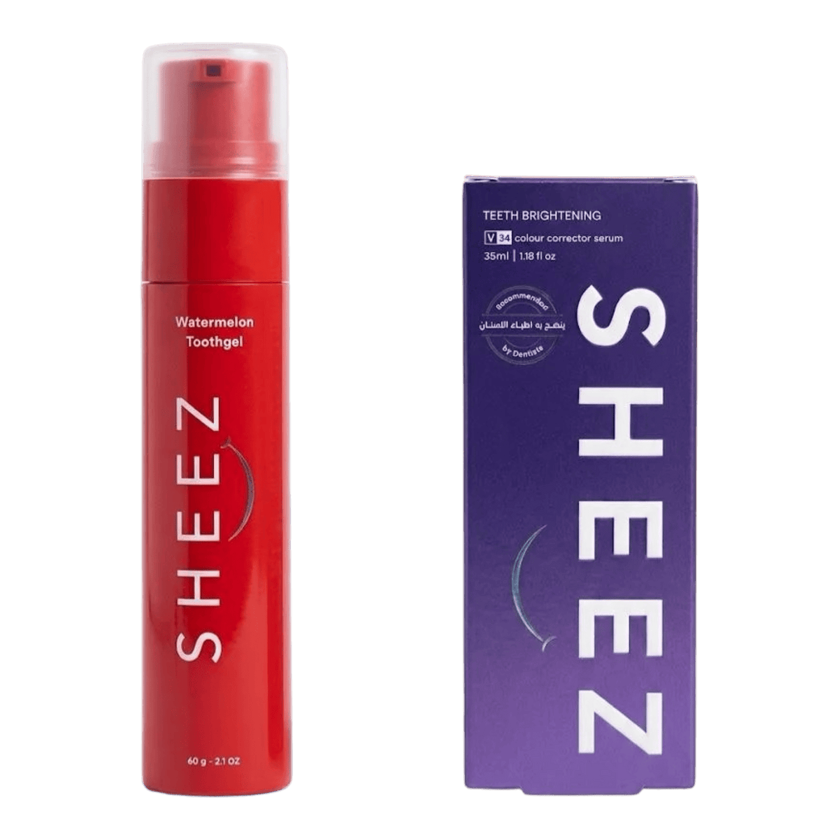 SHEEZ KIT SERUM + WATERMELON TOOTHGEL