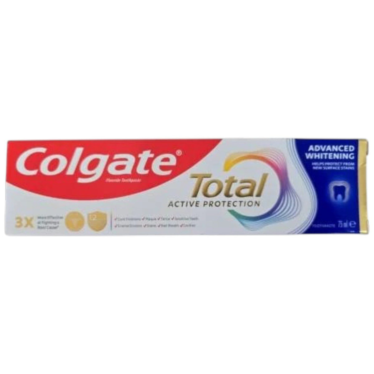 COLGATE ADVANCED WHITENING 75ML T.P