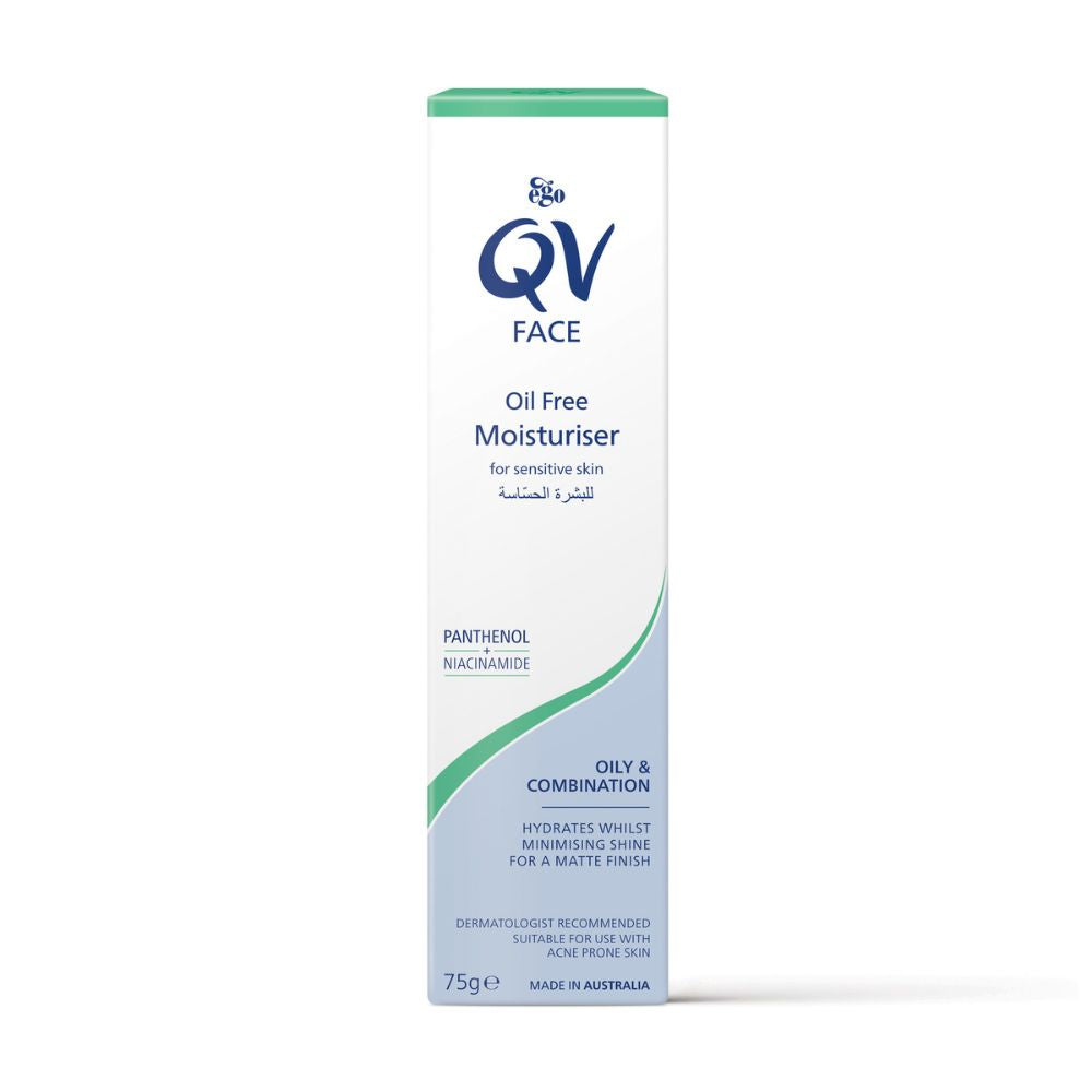 QV FACE OIL FREE MOISTURISER OILY&COMB SKIN CREAM 75G